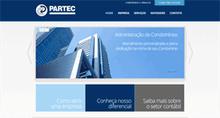 Desktop Screenshot of partec.com.br