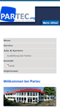 Mobile Screenshot of partec.org